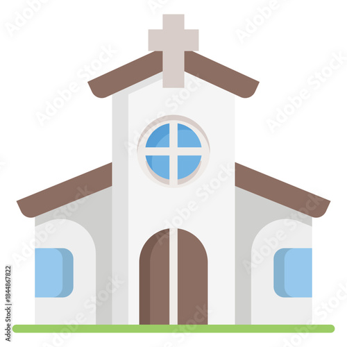 Church Icon Illustration