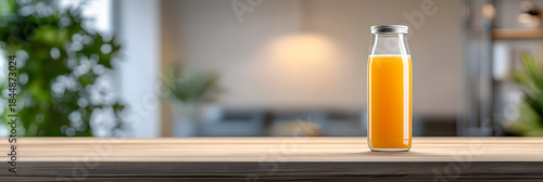 orange juice in the kitchen