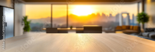 modern living room interior with blur background