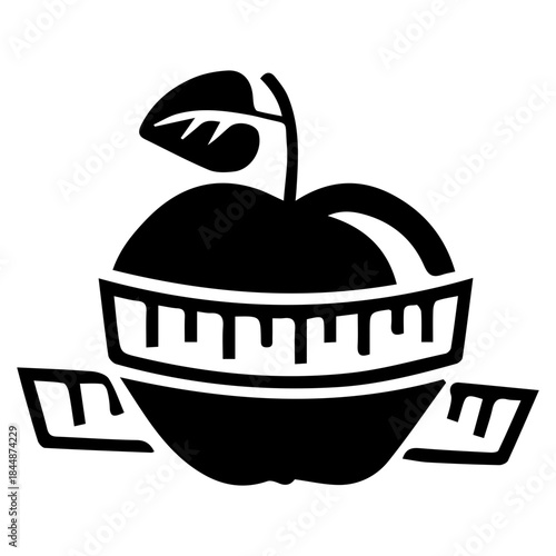 Apple Diet & Fitness Icon