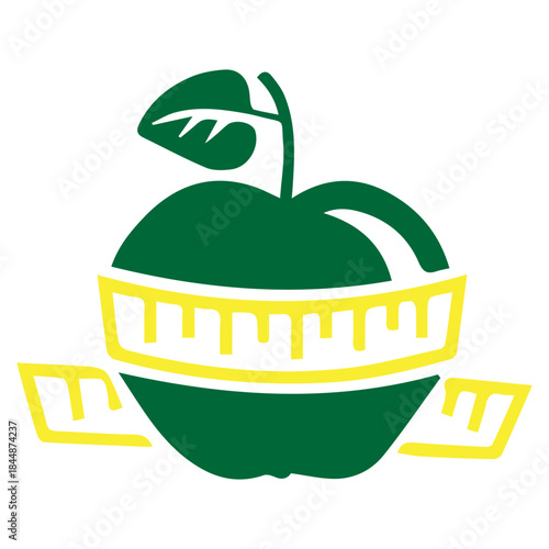 Apple Diet Health Icon