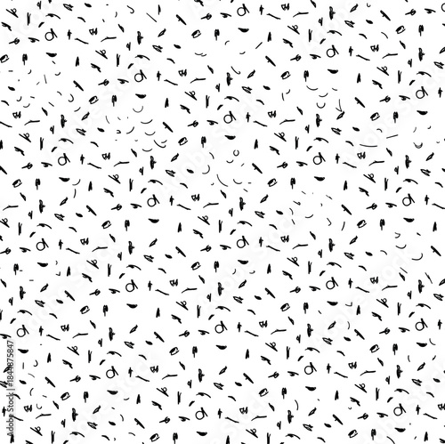 Adobe Illustrator Artwork with accumulation of dust particles