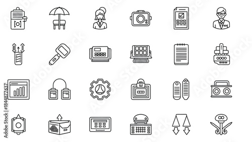 Travel Icons Vector Set for Web Business and Design