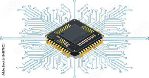 microchip, processor, cpu, chipset, electronics, technology, hardware, semiconductor, computsor, integrated circuit, data processing, artificial intelligence, machine learning, pcb design, high 