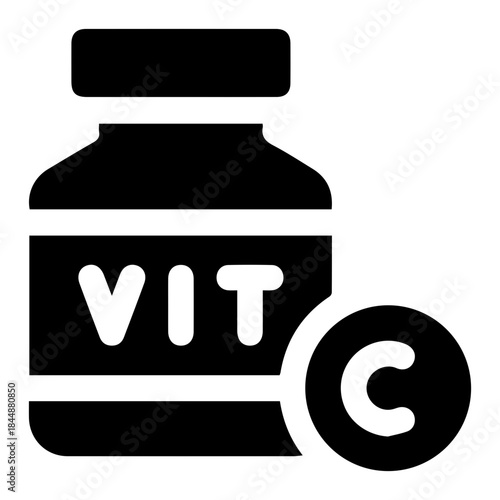 Vitamin C Supplement Icon