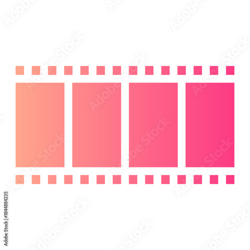 film strip gradient icon
