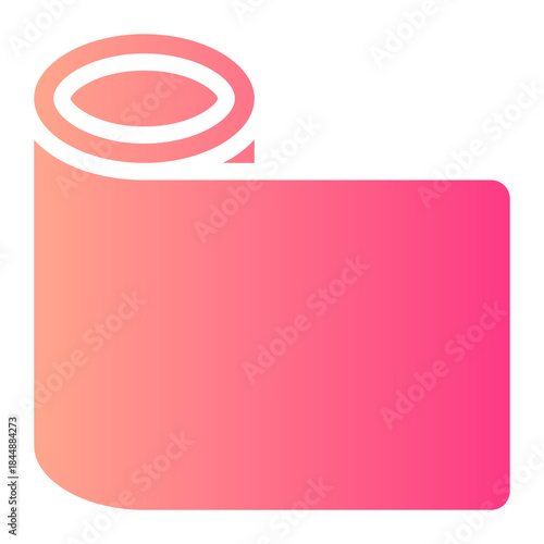 plastic film gradient icon