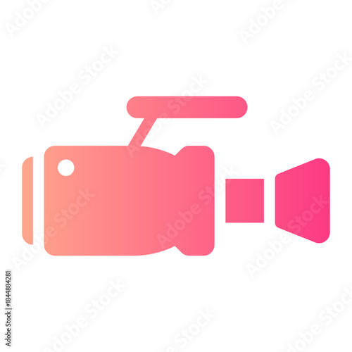 video camera gradient icon