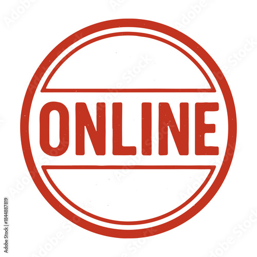 online icon logo seal vector on white background
Vector stamp icon