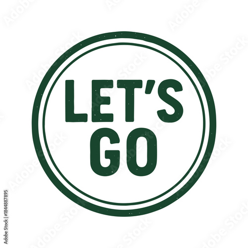 let's go icon logo seal vector on white background
Vector stamp icon