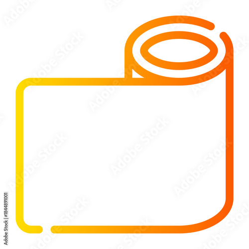 plastic film gradient icon