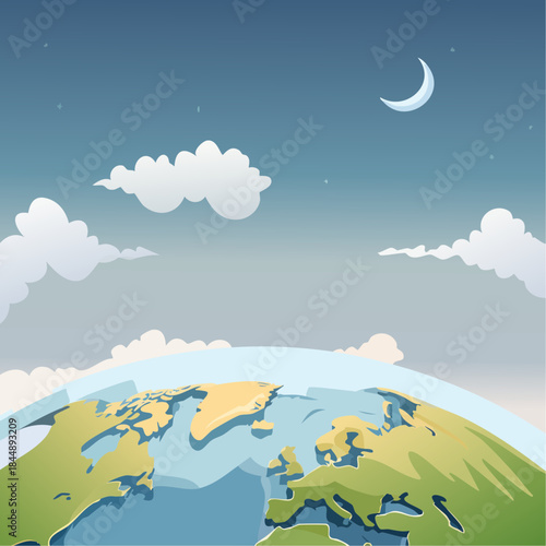 View of planet earth