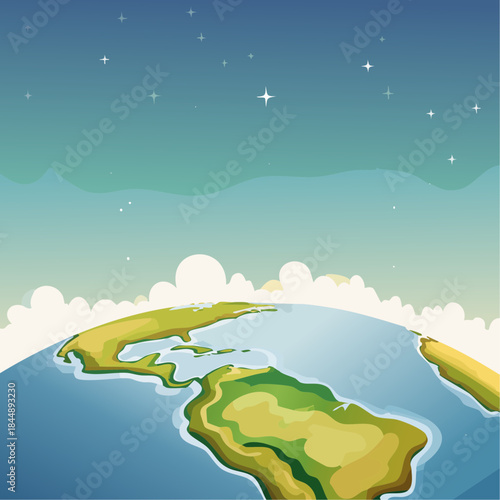 View of planet earth