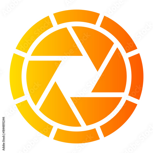 aperture gradient icon