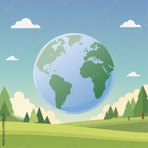 View of planet earth