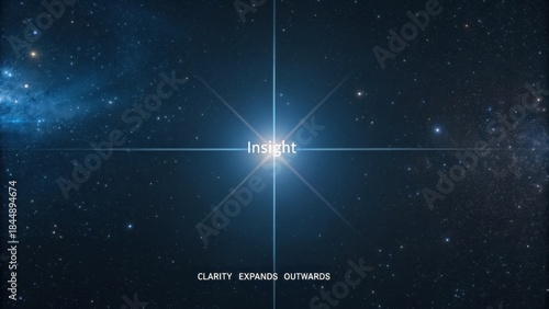 Bright star bursting with insight in deep space