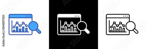 Analytic threestyle icon