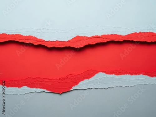 Wallpaper Mural Torn paper revealing red background Torontodigital.ca