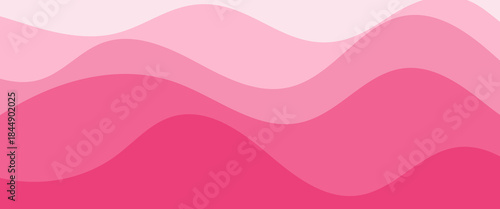 abtract pink wavy background. Overlapping pink business wave banner. flat pink gradient. gradient pink background.