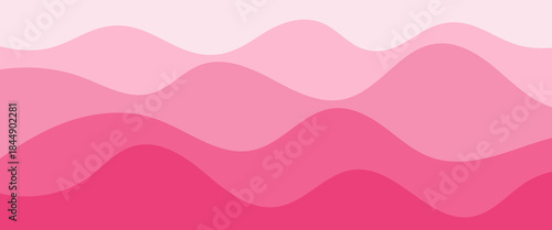 abtract pink wavy background. Overlapping pink business wave banner. flat pink gradient. gradient pink background.