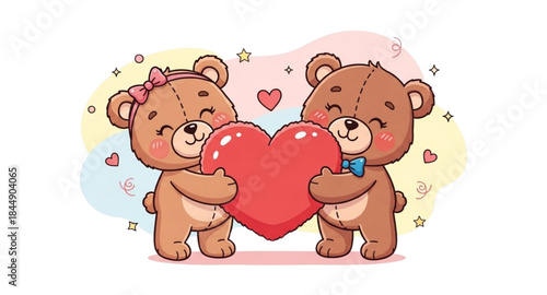 teddy bear with heart