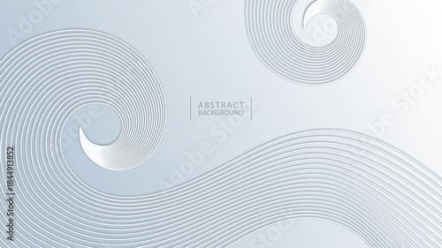 Elegant abstract background with swirling lines and a minimalist design aesthetic