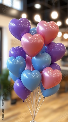 heart shaped balloons