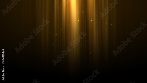 Golden Heavenly Light Particles Gold Awards Trailer Titles Cinematic Openers Luxury Intro Background
