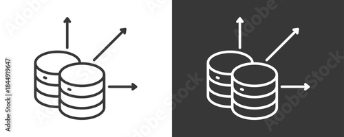 Scalability Icon Set Vector Collection Isolated In Black And White