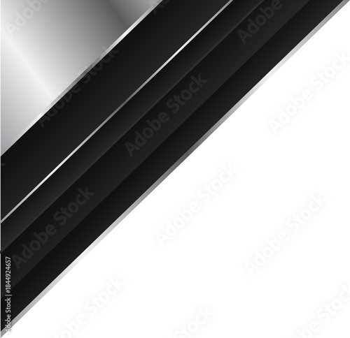 Abstract Metallic Layers: Modern Design Element