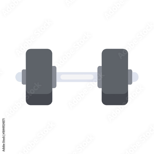 dumbbell isolated on white