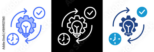 Process Improvement triplestyle icon