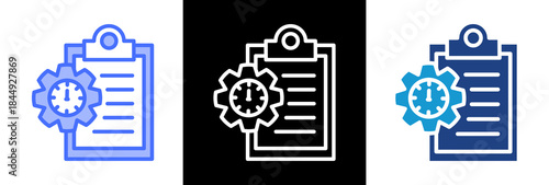 Time Management triplestyle icon