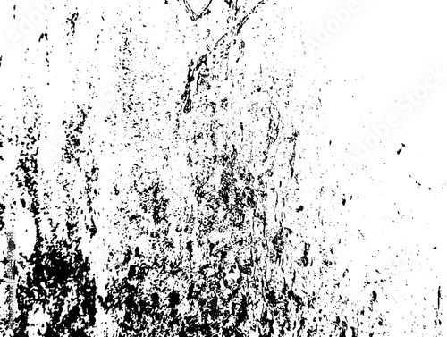 Wallpaper Mural Grunge background black and white. Texture of chips, cracks, scratches, scuffs, dust, dirt .Vector pattern of cracks, chips, scuffs. Abstract vintage surface isolated on white background.EPS10. Torontodigital.ca