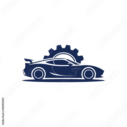 Professional Car Repair Logo Design Vector