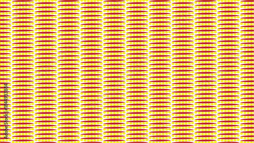 Vibrant Red and Yellow Abstract Grid Pattern