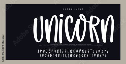 Signature script lettering font 