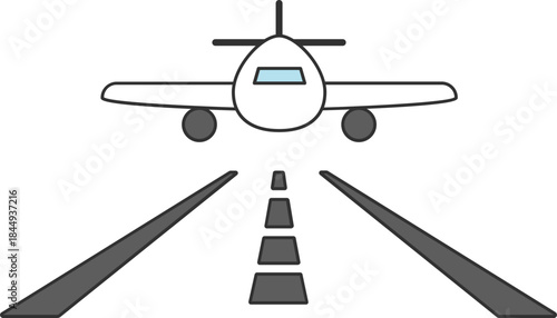 비행기와 활주로