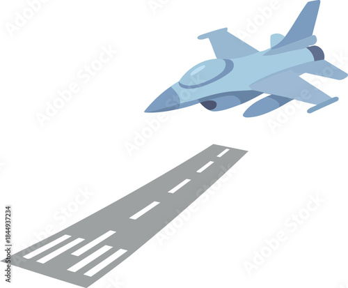 전투기와 활주로