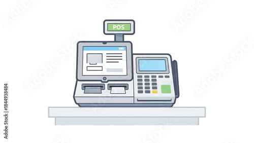 POS System, Retail Checkout, and Payment Terminal