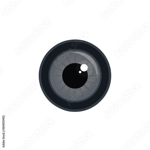 Human Eye Closeup with Reflection.