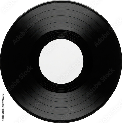 Black Vinyl Record Music