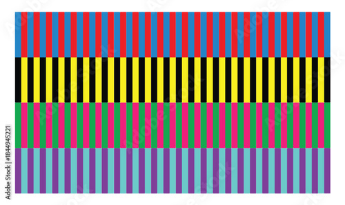 Multicolored striped pattern with vibrant hues and vertical lines