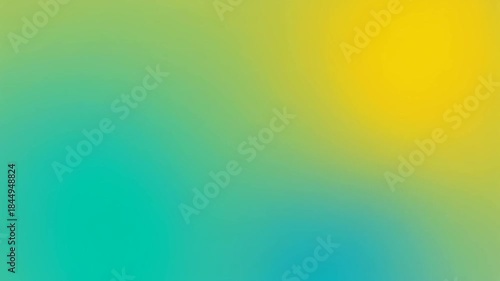 Abstract Pixelated Gradient Background with Teal and Yellow Hues.