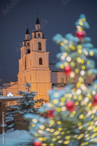 Fotografie Churches in central Minsk await Christmas
