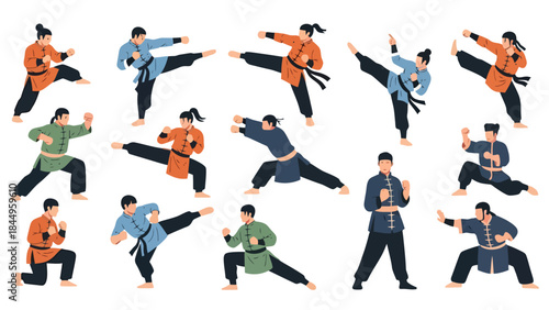 Diverse Businesspeople Engaged in Dynamic Teamwork and Collaboration in a Professional Setting