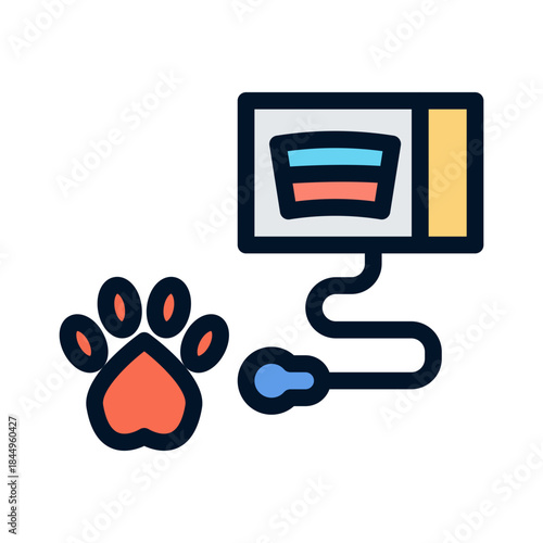 Ultrasound tool for internal pet examination.