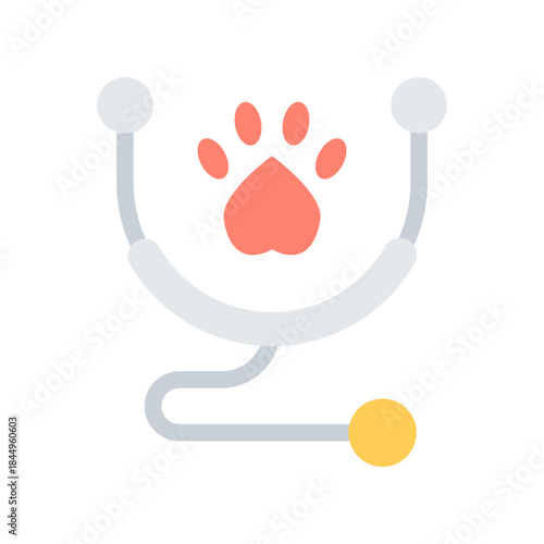 Official badge symbolizing veterinary professional.