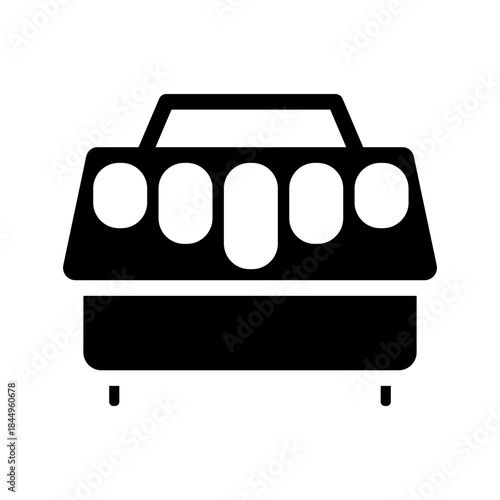 Carrier box for safe pet transport.