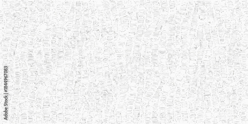 Intricate abstract pattern of closely woven light gray lines and textures